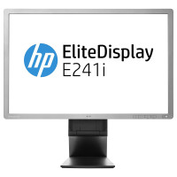 Moniteur HP EliteDisplay E241i d'occasion, 24 pouces Full HD IPS LED, VGA, DVI, Display Port, USB