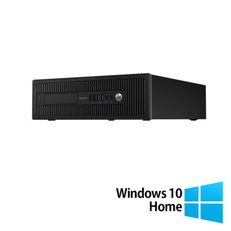 Számítógép felújított HP EliteDesk 800 G1 SFF, Intel Core i5-4570 3,20 GHz, 8 GB DDR3, 500 GB HDD, DVD-RW + Windows 10 Home