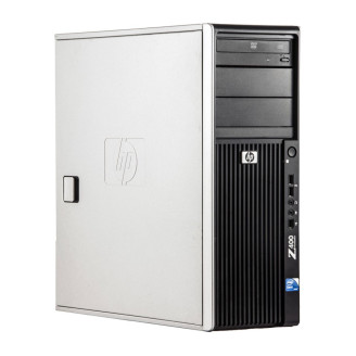 Estação de trabalho HP Z400, Intel Xeon Quad Core W3520 2.66GHz-2.93GHz, 12GB DDR3, 500GB SATA, AMD Radeon HD 7350 1GB GDDR3, DVD-RW