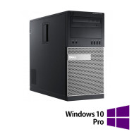 Dell OptiPlex 7010 компютър Tower, Intel Core i5-3470 3.20GHz, 4GB DDR3, 500GB SATA, DVD-RW + Windows 10 Pro