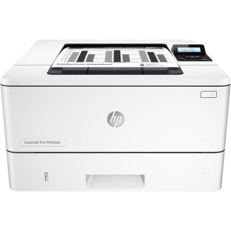Tweedehands HP Pro M402DN zwart-wit laserprinter, dubbelzijdig, A4, 40 ppm, 1200 x 1200 dpi, USB, netwerk, toner 3.1k
