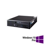 Odnowiony komputer HP EliteDesk 800 G1 USDT, Intel Core i5-4570S 2.90GHz, 8GB DDR3, 500GB SATA + Windows 10 Pro