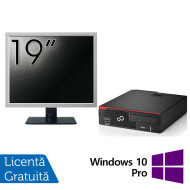 Fujitsu Esprimo D756 asztali számítógép csomag, Intel Core i5-6500 3.20GHz, 8GB DDR4, 500GB SATA, DVD-ROM + 19 hüvelykes monitor + Windows 10 Pro