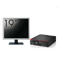 Fujitsu Esprimo D756 lauaarvuti pakett, Intel Core i5-6500 3.20GHz, 8GB DDR4, 500GB SATA, DVD-ROM + 19-tolline monitor + Windows 10 Pro