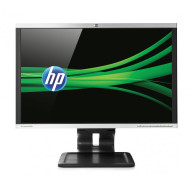 HP LA2405x brugt skærm, 24 tommer LCD, 1920 x 1200, VGA, DVI, DisplayPort, USB