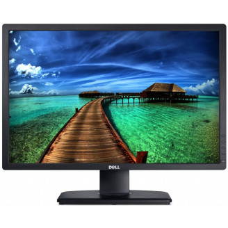 Monitor Reacondicionado DELL U2412M, Panel IPS, LED de 24 pulgadas, 1920 x 1200 WUXGA, DisplayPort, VGA, DVI, 5 puertos USB, Pantalla ancha