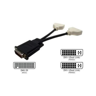 DMS-59 naar 2x DVI videokabeladapter