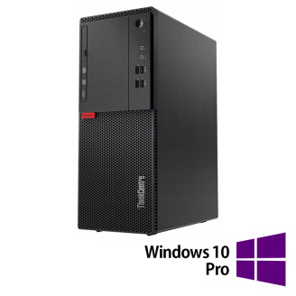 Számítógéppel felújított LENOVO M710T torony, Intel Core i5-6500 3,20 GHz, 8 GB DDR4, 256 GB SSD + Windows 10 Pro