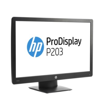Moniteur d'occasion HP P203, 20 pouces VA LED, 1600 x 900, DisplayPort, VGA