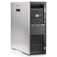 HP Z600 munkaállomás, 2 x Intel Xeon négymagos E5520 2,26–2,53 GHz, 8 GB DDR3 ECC, 500 GB SATA, DVD-ROM, AMD FirePro W2100/2GB grafikus kártya