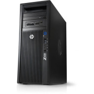 Stacja robocza HP Z420, Intel Procesor Xeon Quad Core E5-1603 2,80 GHz, 16 GB pamięci DDR3, dysk SSD 120 GB, karta graficzna AMD Radeon HD 7470/1 GB, DVD-RW