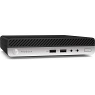 Ordenador de segunda mano HP ProDesk 400 G4 Mini PC, Intel Core i5-8500T 2.10 - 3.50GHz, 8GB DDR4, 256GB SSD