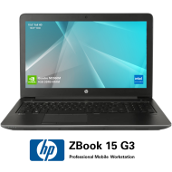 HP ZBook 15 G3 Ordinateur Portable Reconditionné, Intel Xeon E3-1505M v5 2.80-3.70GHz, 16GB DDR4, 512GB SSD, nVidia Quadro M2000M 4GB GDDR5, 15.6 Pouces Full HD, Webcam + Windows 10 Home