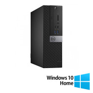 DELL OptiPlex 7050 SFF renoveret computer, Intel Core i7-6700 3,40 GHz, 8 GB DDR4, 256 GB SSD + Windows 10 Home