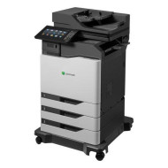 Używane kolorowe urządzenie laserowe LEXMARK CX825dte, A4, 55str./min, 1200 x 1200 dpi, skaner, faks, kopiarka, dupleks, USB, sieć, 60 tys. stron