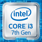 Processeur Intel Core i3-7100T 3,40 GHz, 3 Mo de cache, Socket 1151