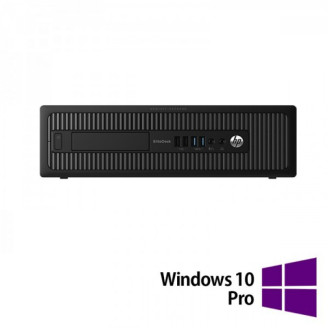 HP Prodesk 600 G1 SFF felújított számítógép, Intel Core i3-4130 3.40GHz, 8GB DDR3, 500GB SATA, DVD-RW + Windows 10 Pro