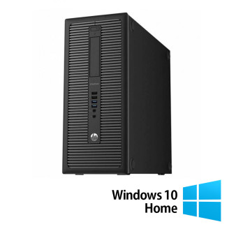 HP EliteDesk 800 G1 torony kivitelű felújított számítógép, Intel Core i3-4130 3,40 GHz, 8 GB DDR3, 240 GB-os SSD, DVD-RW + Windows 10 Home