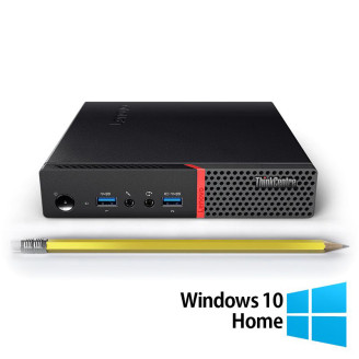 Lenovo ThinkCentre M900 Mini PC felújított számítógép, Intel Core i5-6500T 2.50GHz, 8GB DDR4, 256GB SSD + Windows 10 Home