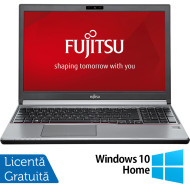 Odnowiony laptop FUJITSU SIEMENS Lifebook E756, Intel Core i7-6500U 2,50 GHz, 8 GB DDR4, dysk SSD 256 GB, 15,6-calowy dysk HD, kamera internetowa, klawiatura numeryczna + Windows 10 Home