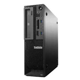 Odnowiona stacja robocza Lenovo ThinkStation E32 SFF, Intel Czterordzeniowy i5-4670 3,4–3,8 GHz, 16 GB DDR3, SSD 256 GB SATA, Intel Zintegrowana grafika HD 4600+ Windows 10 Pro