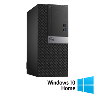 Számítógépen felújított DELL OptiPlex 5040 torony, Intel Core i3-6100 3,70 GHz, 8 GB DDR3, 240 GB SSD + Windows 10 Home