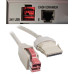 Thermal POS Printer Second Hand Wincor Nixdorf TH230+, RS-232C, USB, White