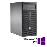 Számítógépen felújított HP 280 G1 torony, Intel Core i3-4130 3,40 GHz, 8 GB DDR3, 500 GB SATA, DVD-ROM + Windows 10 Pro