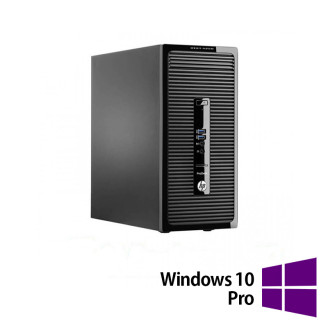 HP ProDesk 490 G2 torony kivitelű felújított számítógép, Intel Core i5-4570 3.20GHz, 8GB DDR3, 500GB HDD, DVD-ROM + Windows 10 Pro