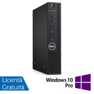 Felújított számítógép DELL Optiplex 3050 MiniPC, Intel Core i5-6500T 2.50GHz, 8GB DDR4, 256GB SSD + Windows 10 Pro