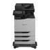 Impresora multifunción láser en color usada LEXMARK CX825dte, A4, 55 ppm, 1200 x 1200 ppp, escáner, fax, fotocopiadora, dúplex, USB, red, 39k páginas impresas