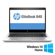 Реновиран лаптоп HP EliteBook 840 G5, Intel Core i7-8650U 1.90 - 4.20GHz, 16GB DDR4, 512GB M.2 SSD, 14-инчов Full HD, уеб камера + Windows 10 Home