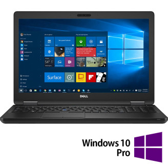 Repasovaný notebook Dell Latitude 5580, Intel Core i5-7200U 2,50 GHz, 8 GB DDR4, 256 GB SSD, 15,6-palcový Full HD, numerická klávesnica + Windows 10 Pro