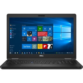 Laptop Dell Latitude 5580 usada, Intel Core i5-6200U 2.30 GHz, 8 GB DDR4, 256 GB SSD, 15.6 pulgadas, sin cámara web, teclado numérico