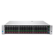 HP ProLiant DL380 G9 felújított kiszolgáló, 2U 2 x Intel Xeon E5-2697A V4 2,60–3,60 GHz, 256 GB DDR4 ECC rendszer, 2 x 1 TB SSD + 20 x 1,8 TB HDD SAS-10k, Raid P440ar/2 GB + 12 GB SAS bővítő, 4 x 1 Gb RJ-45 + 2 x 10 Gb SFP, iLO 4 Advanced, 2xHS források