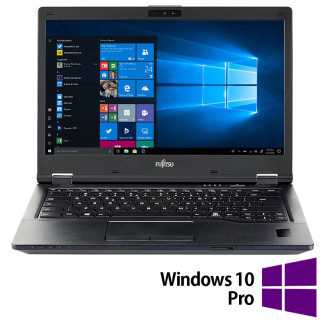 Fujitsu LifeBook E549 Refurbished Laptop, Intel Core i5-8265U 1.60-3.90GHz, 8GB DDR4, 256GB SSD, 14 Inch Full HD, Webcam + Windows 10 Pro