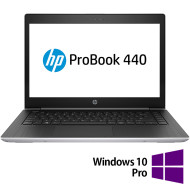 Laptop generalüberholt HP ProBook 440 G5, Intel Core i5-8250U 1,60 GHz, 8GB DDR4, 256GB SSD, 14 Zoll Full HD, Webcam + Windows 10 Pro