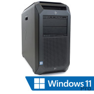 Estação de trabalho HP Z8 G4 reformada, 2 x Intel Xeon 20-Core Gold 6138 2,00 - 3,70 GHz, 256 GB DDR4 ECC, 1 x 1 TB SSD NVME + 2 x 4 TB HDD SATA, DVD-RW, Nvidia Quadro RTX 4000 8GB GDDR6 + Windows 11 Pro