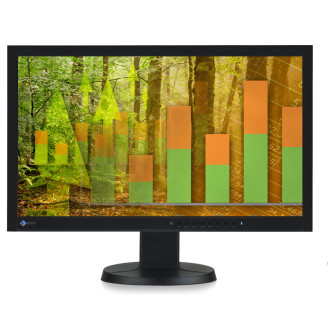 Ανακατασκευασμένη οθόνη EIZO FlexScan EV2335W, IPS Full HD 23 ιντσών, DisplayPort, VGA, DVI