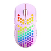 IBLANCOD BL110 Maus, 3200 dpi, 5 Tasten, RGB, Violett, Kabellos IBLANCOD BL110 Maus, 3200 dpi, 5 Tasten, RGB, Violett, Kabellos