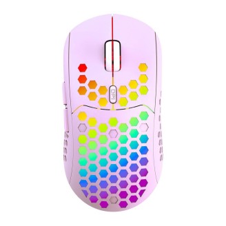 Mouse IBLANCOD BL110, 3200 dpi, 5 pulsanti, RGB, viola, wireless