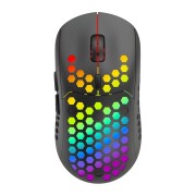 Maus IBLANCOD BL110, 3200dpi, 5 Tasten, RGB, Schwarz, Kabellos Maus IBLANCOD BL110, 3200dpi, 5 Tasten, RGB, Schwarz, Kabellos