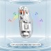 Mouse M133, 2400dpi, 5 Buttons, Battery Level Indicator, Transparent, White, Wireless + Bluetooth