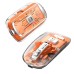 Mouse M133, 2400dpi, 5 Buttons, Battery Level Indicator, Transparent, Orange, Wireless + Bluetooth