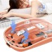 M233 Mouse, 1600dpi, 5 Buttons, Battery Level Indicator, Transparent, Orange, Wireless + Bluetooth