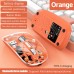 M233 Mouse, 1600dpi, 5 Buttons, Battery Level Indicator, Transparent, Orange, Wireless + Bluetooth