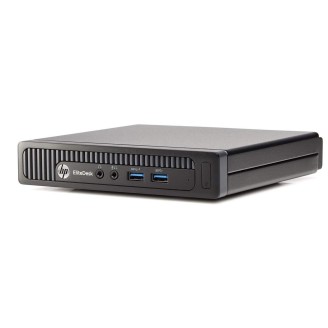 Mini PC HP EliteDesk 800 G1 reconditionné, Intel Core i5-4570T 2,90 GHz, 8 Go de mémoire DDR3, SSD de 256 Go + Windows 10 Pro