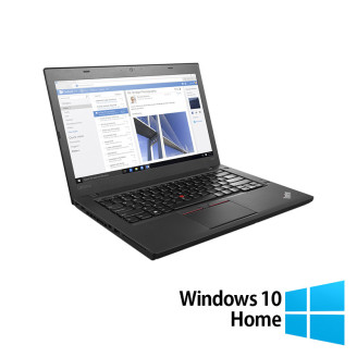 Laptop odnowiony LENOVO ThinkPad T460, Intel Core i5-6300U 2,40 GHz, 8 GB DDR4, 256 GB SSD, 14 cali HD, kamera internetowa + Windows 10 Home