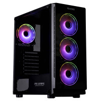 Sistema Tyrant GAMING, Intel® SIX-CORE i7-8700™ de 8.ª geração 4.60GHz Turbo, 16GB DDR4, 256GB SSD + 1TB HDD, GeForce GT710 2GB GDDR3