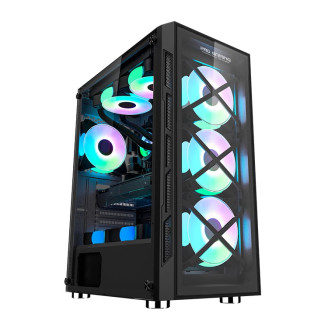 System Mastermind GAMING, sześciordzeniowy™ procesor Intel® i7-8700K 8. generacji 4,70 GHz Turbo, 16 GB DDR4, 256 GB SSD + 1 TB HDD, nVidia GTX1660 6 GB GDDR5